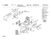 Схема №4 0722044374 V638 с изображением Панель управления для стиралки Bosch 00112525