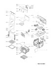 Схема №1 AKZ 520/NB с изображением Дверь (стекло) духовки для плиты (духовки) Whirlpool 481010487995