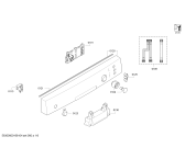 Схема №5 SMS40E82IL, AquaStop made in Germany с изображением Передняя панель для посудомоечной машины Bosch 00708737