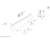 Схема №5 SMS40E82IL, AquaStop made in Germany с изображением Передняя панель для электропосудомоечной машины Bosch 00745220