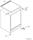 Схема №1 RTB81421AX с изображением Элемент корпуса для холодильной камеры Aeg 2064200203