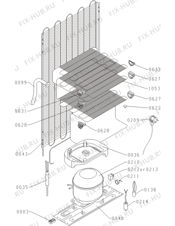 Взрыв-схема холодильника Etna KCS50178 (729958, HZI2927) - Схема узла 04