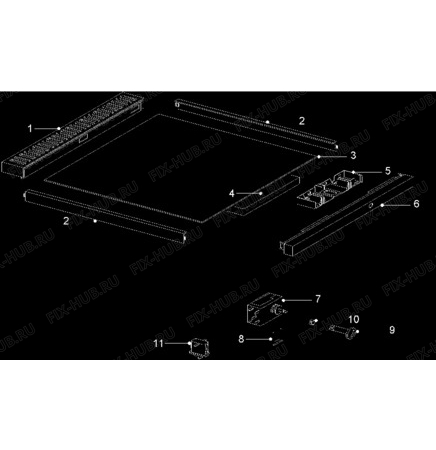 Взрыв-схема холодильника Electrolux ER1148T - Схема узла Electrical equipment 268