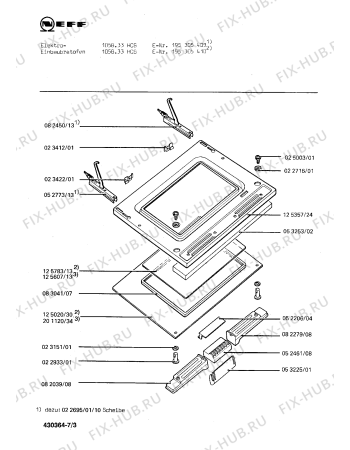 Схема №6 195305410 1058.33HCS с изображением Переключатель для духового шкафа Bosch 00024650