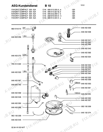 Взрыв-схема посудомоечной машины Aeg FAVCOMP525ID GB - Схема узла Section2