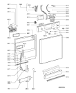 Схема №1 ADP 8300 с изображением Обшивка для посудомоечной машины Whirlpool 480140100776