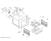Схема №5 BS281131 с изображением Набор деталей для духового шкафа Bosch 00618038