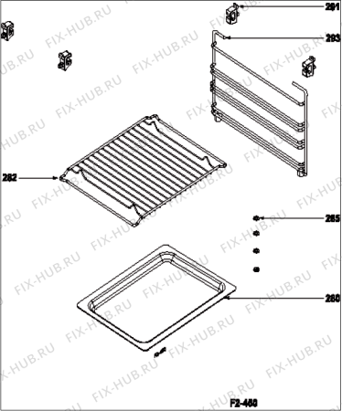 Взрыв-схема микроволновой печи Asko OM8431s EU   -Micro oven (200105, OM8431) - Схема узла 05