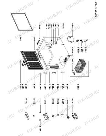 Схема №1 AFG 6256 AP с изображением Дверь для холодильника Whirlpool 481241610151