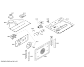 Схема №6 E1524A0 MEGA1524A с изображением Панель управления для духового шкафа Bosch 00665191