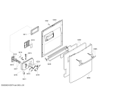 Схема №6 SE35T550SK с изображением Передняя панель для посудомоечной машины Siemens 00442426