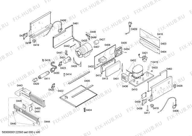 Схема №5 T24IF70CSS с изображением Изоляция для холодильника Bosch 00685933