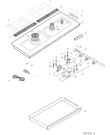 Схема №1 BB20TC118CSF (F039056) с изображением Шланг для духового шкафа Indesit C00142764