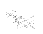 Схема №5 B15E42W0 с изображением Панель управления для духового шкафа Bosch 00671502
