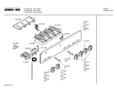 Схема №4 E13JR12 с изображением Панель управления для плиты (духовки) Bosch 00353974