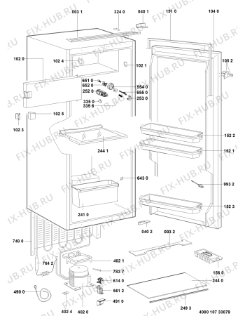 Схема №1 KS31088B/A02 с изображением Дверка для холодильной камеры Whirlpool 481010678089