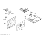 Схема №6 HB4BY56 с изображением Панель управления для плиты (духовки) Bosch 00667486