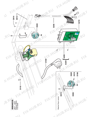 Схема №8 AWZ 710 ES с изображением Винт для стиральной машины Whirlpool 482000017308