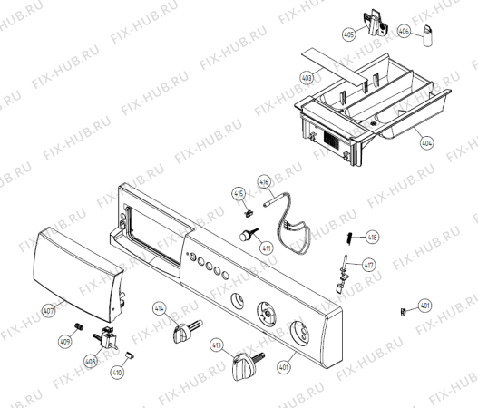 Взрыв-схема стиральной машины Gorenje W6221 TW   -White (900003260, WM44ATW) - Схема узла 04