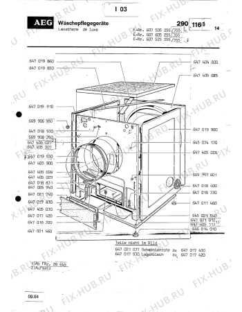 Взрыв-схема посудомоечной машины Aeg LTHDELUXE A - Схема узла Section2