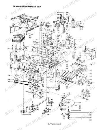 Взрыв-схема видеотехники Siemens FM1014 - Схема узла 16