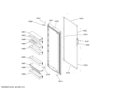 Схема №4 KFFO24L01 с изображением Дверь для хлебопечи Siemens 00246944