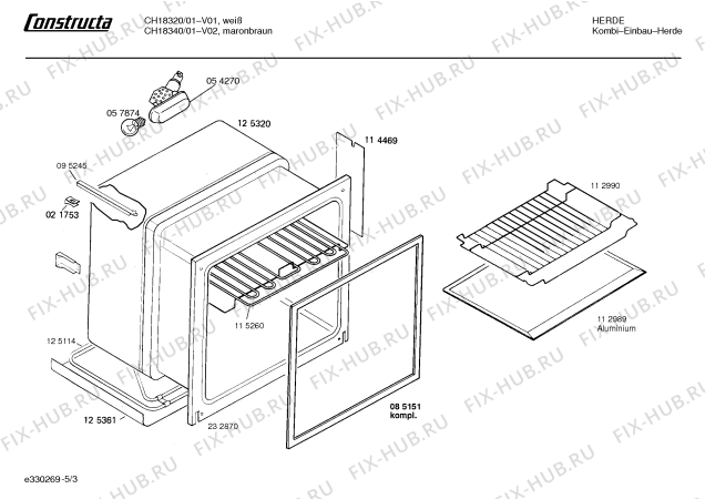Схема №5 CH17340 с изображением Ручка конфорки для духового шкафа Bosch 00153744