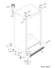 Схема №8 MSZ 826 DF/HA 57219 с изображением Корпусная деталь для холодильной камеры Whirlpool 481244229342
