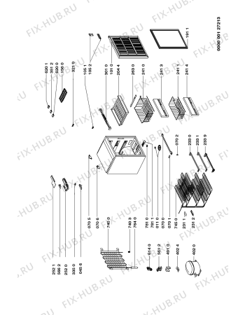 Схема №1 CBI606W CBI 606 W 645 401 10 с изображением Электролампа для холодильника Whirlpool 481913448192