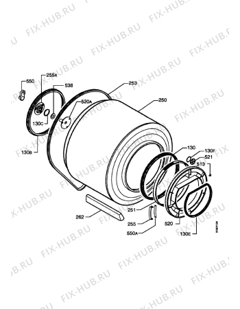Взрыв-схема стиральной машины Unknown DRC230RE - Схема узла Drum