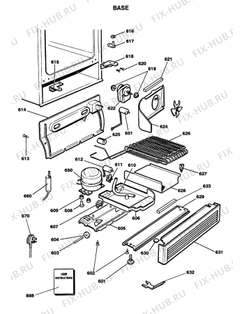 Схема №7 FF93S (F032931) с изображением Шуруп для холодильника Indesit C00217854