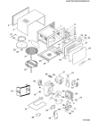 Схема №1 MW212W (F018181) с изображением Инструкция по эксплуатации для плиты (духовки) Indesit C00174421