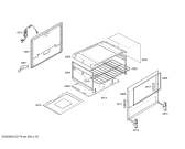 Схема №5 FSK41K33EA CRISS II BCO GE с изображением Внутренняя дверь для духового шкафа Bosch 00472365