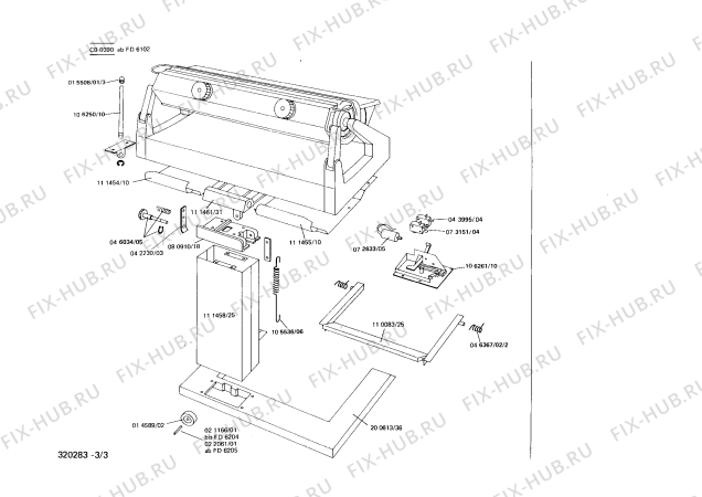 Схема №3 0727114017 BM85K с изображением Крышка Bosch 00111456