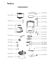 Схема №1 FG381816/87A с изображением Блок управления для кофеварки (кофемашины) Moulinex SS-207978