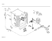 Схема №4 SR5VWA2 с изображением Панель для электропосудомоечной машины Bosch 00286108