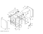 Схема №6 S44M57S3EU с изображением Передняя панель для электропосудомоечной машины Bosch 00660911