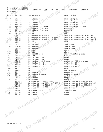 Схема №20 EB844110 с изображением Панель управления для плиты (духовки) Bosch 00291594