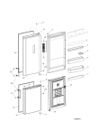 Схема №4 XH9T2ZAOJZH (F093126) с изображением Дверь для холодильника Indesit C00387772