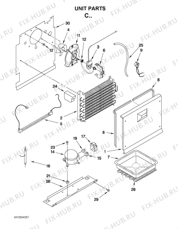 Схема №3 5VEV201NAQ с изображением Диод для холодильника Whirlpool 482000013425