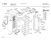 Схема №2 GSD21101 GSD2110 с изображением Панель для холодильника Bosch 00118041