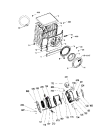 Схема №4 FL 5123 с изображением Рукоятка для стиралки Whirlpool 480111100413