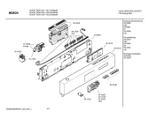 Схема №5 SGU67T05EU с изображением Передняя панель для электропосудомоечной машины Bosch 00439410