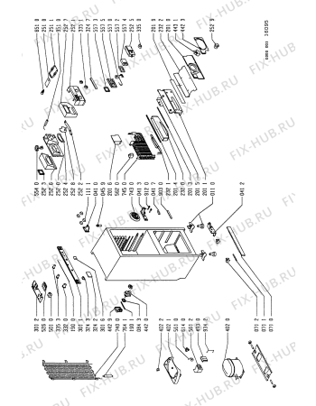 Схема №2 ART850/G ART 850/G/WP с изображением Дверка для холодильника Whirlpool 481944268238