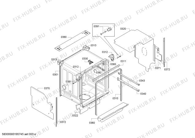 Схема №8 S513P60X3D, Excellent, Made in Germany с изображением Устройство смягчения воды для электропосудомоечной машины Siemens 12023297