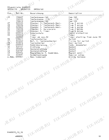 Схема №12 GM316120 с изображением Замок для посудомойки Bosch 00323126