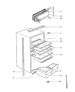 Схема №1 ER1629I с изображением Корпусная деталь для холодильной камеры Aeg 2231093028