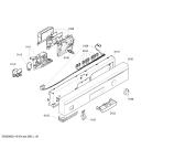 Схема №5 SGI33E25AU с изображением Передняя панель для электропосудомоечной машины Bosch 00448819