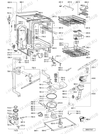 Схема №2 GSIP 6517/1 SW-n.pr. с изображением Обшивка для посудомойки Whirlpool 480140100611