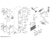Схема №2 KGX28846TI с изображением Испаритель для холодильника Bosch 00673709